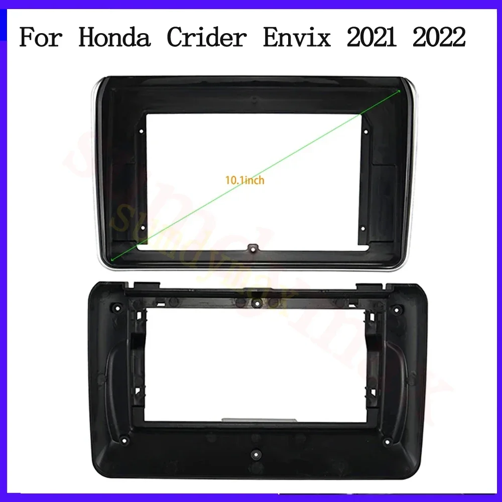 10.1 inch 2 Din Car Radio Fascia Frame For For Honda Crider Envix 2021 2022 big screen android car Radio Dash Fitting Panel Kit