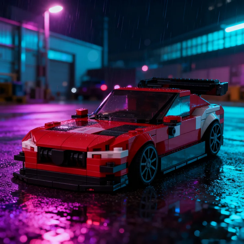 

302 шт. MOC Mercedesesed Black Series, безопасная машина, городская модель, строительные игрушки, блоки, креативная идея, кирпич, детский рождественский подарок на день рождения