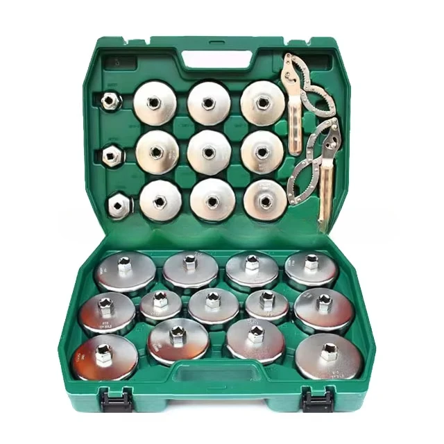 

17/19/27/25/31pcs Oil Filter Wrench Set Oil Grid Hand Tools Wrench Removal Wrench Automotive Removal Garage Tool