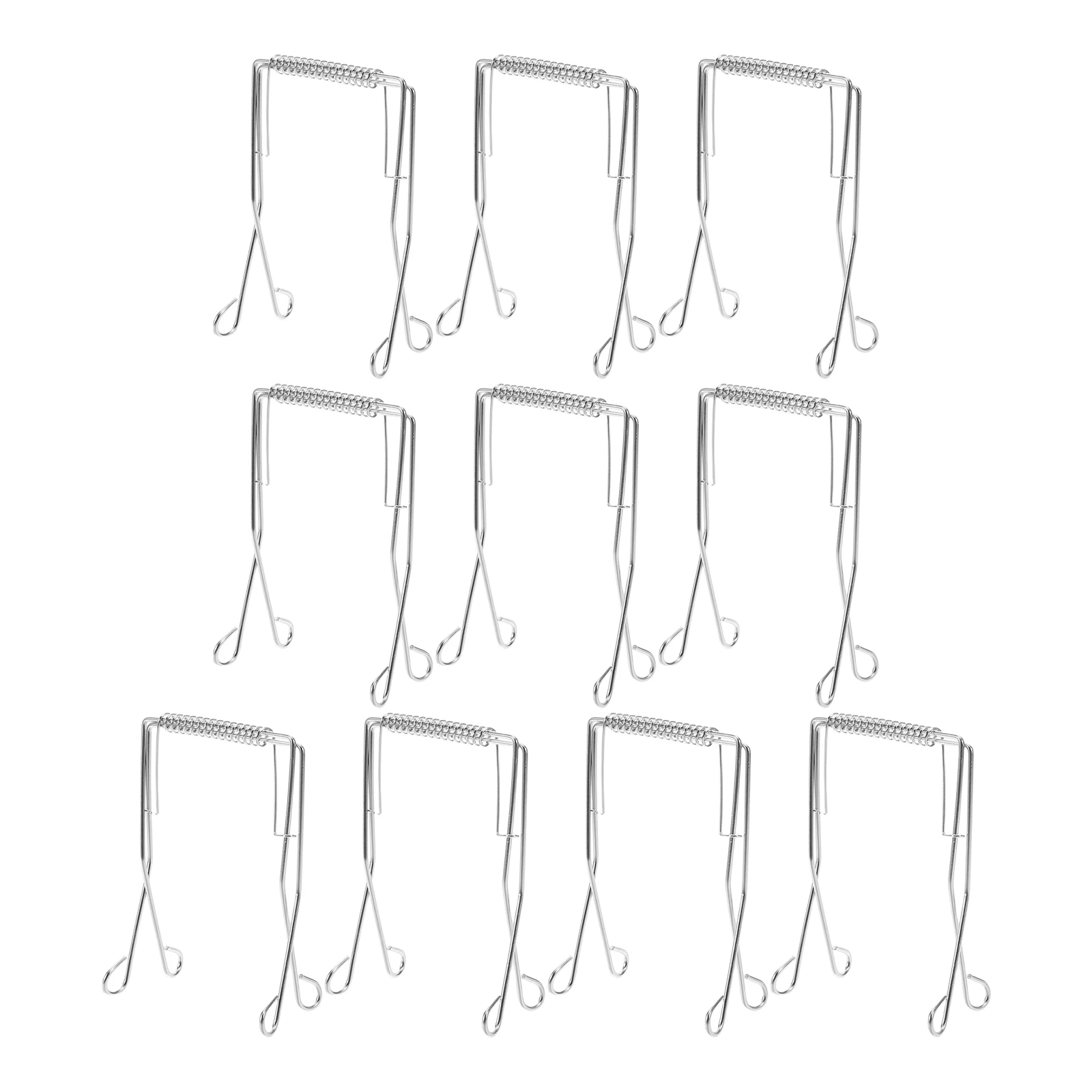 

10 Pcs Tweezers Cabbage Clips Tongs Stainless Steel Commercial Kitchen Supplies