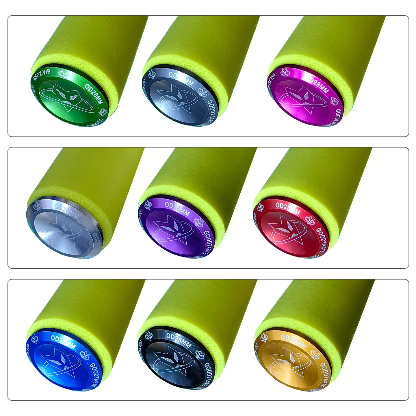 1 Pair Aluminum Alloy Bicycle Handlebar End Plug MTB Road Bike Grips Cycling Handles Grip Caps Stoppers Accessories 9 Color New