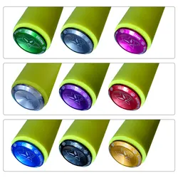 2Pcs Mountain Bike Bar End  Aluminum Alloy Lock Bicycle Accessories MTB Road  Handle Handlebar Plug  Cap 9 Colors