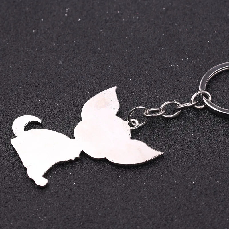 keychain dog chihuahua Key Chain Animal Chihuahua Dog Pendant Keyring Lovely Car key Holder Accessories Gifts for Women Men Kids