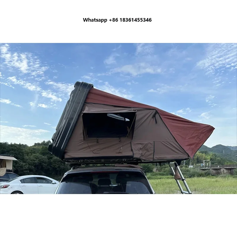 

For 4 Person Clamshell Hard Rooftop Tent Car Camping