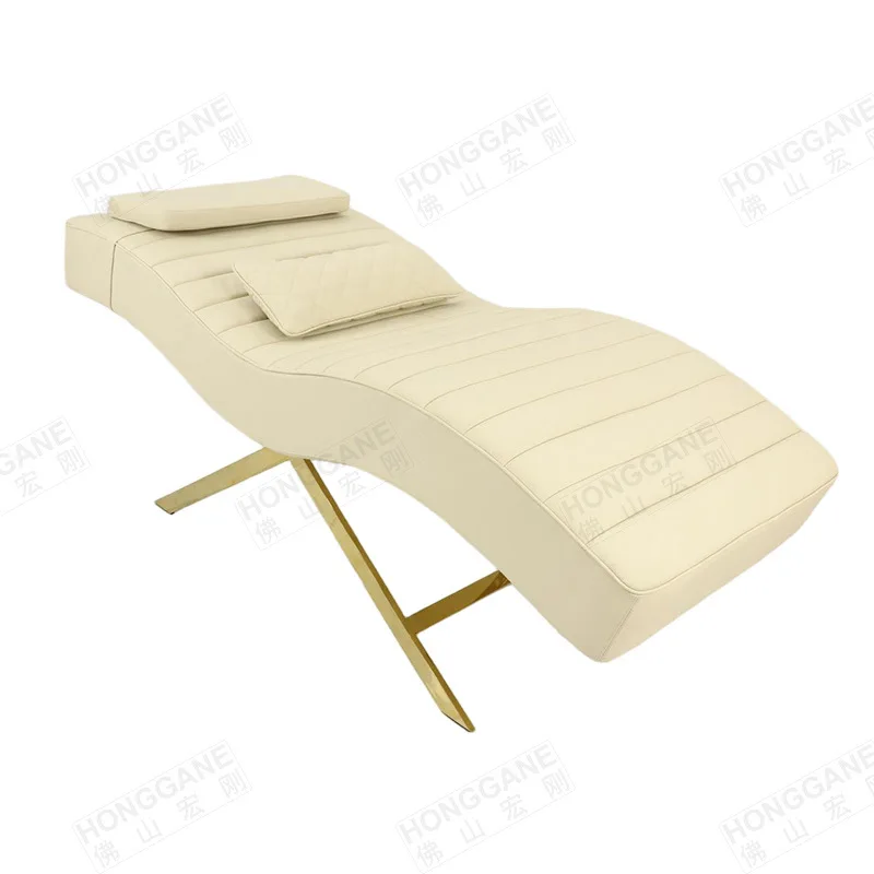 Face wash new S type eyelash bed bed manicure face wash ear eyelash pattern embroidery hospital bed furniture