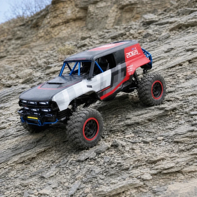 Hot 1:12 Remote Control MJX H12P Brushless Simulation Ford Electric 4WD RC High-Speed Off-Road Climbing Vehicle Model With Light