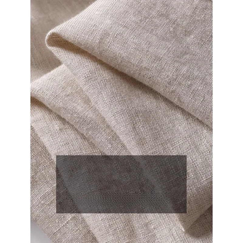 

Мужские летние брюки из чистого льна и хлопка, широкие, свободные, прямые, повседневные, дышащие, легкие, от модного бренда класса люкс