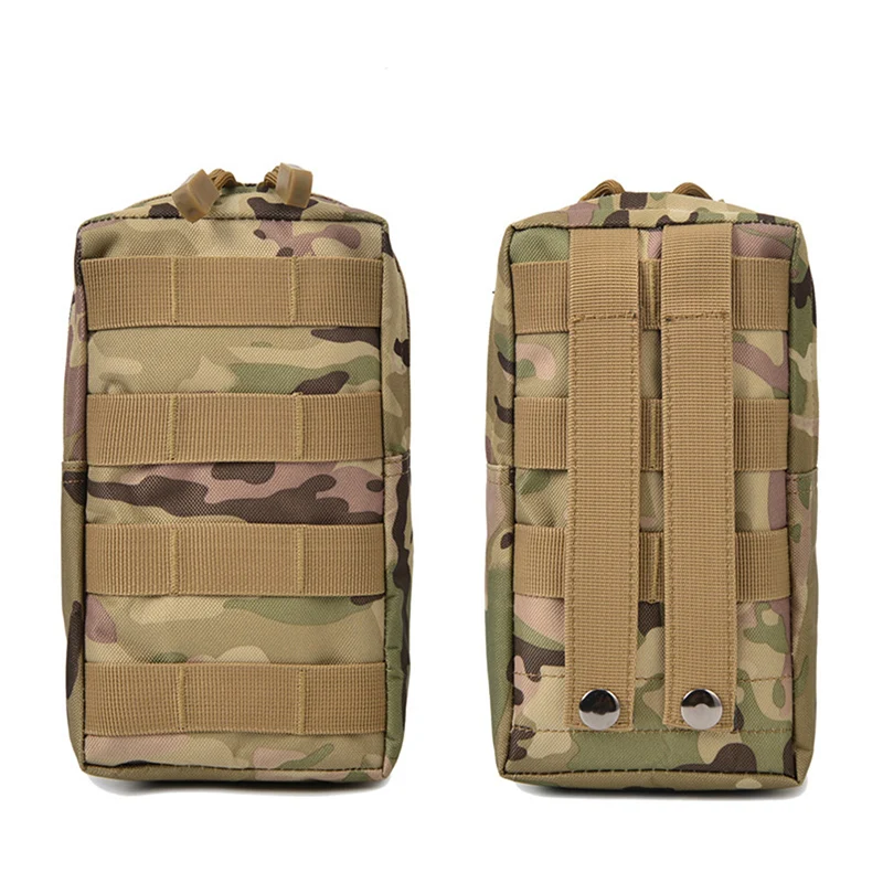 600D Oxford Outdoor Tasche EDC Molle Werkzeug Reißverschluss Taille Zubehör Langlebig Gürtel Komouflage Tasche Airsoft