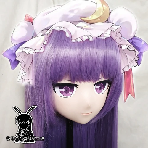 (RB298) Ręcznie robiona maska z żywicy, 3/4 głowy, postać z japońskiej kreskówki, cosplay, kigurumi, maska do crossdressingu, maska lalki