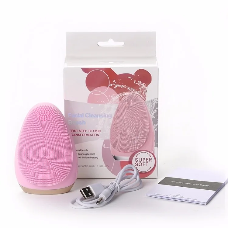 Trending products electric Silicone waterproof skin care Face massage Pore Clean facial wash cleansing brush