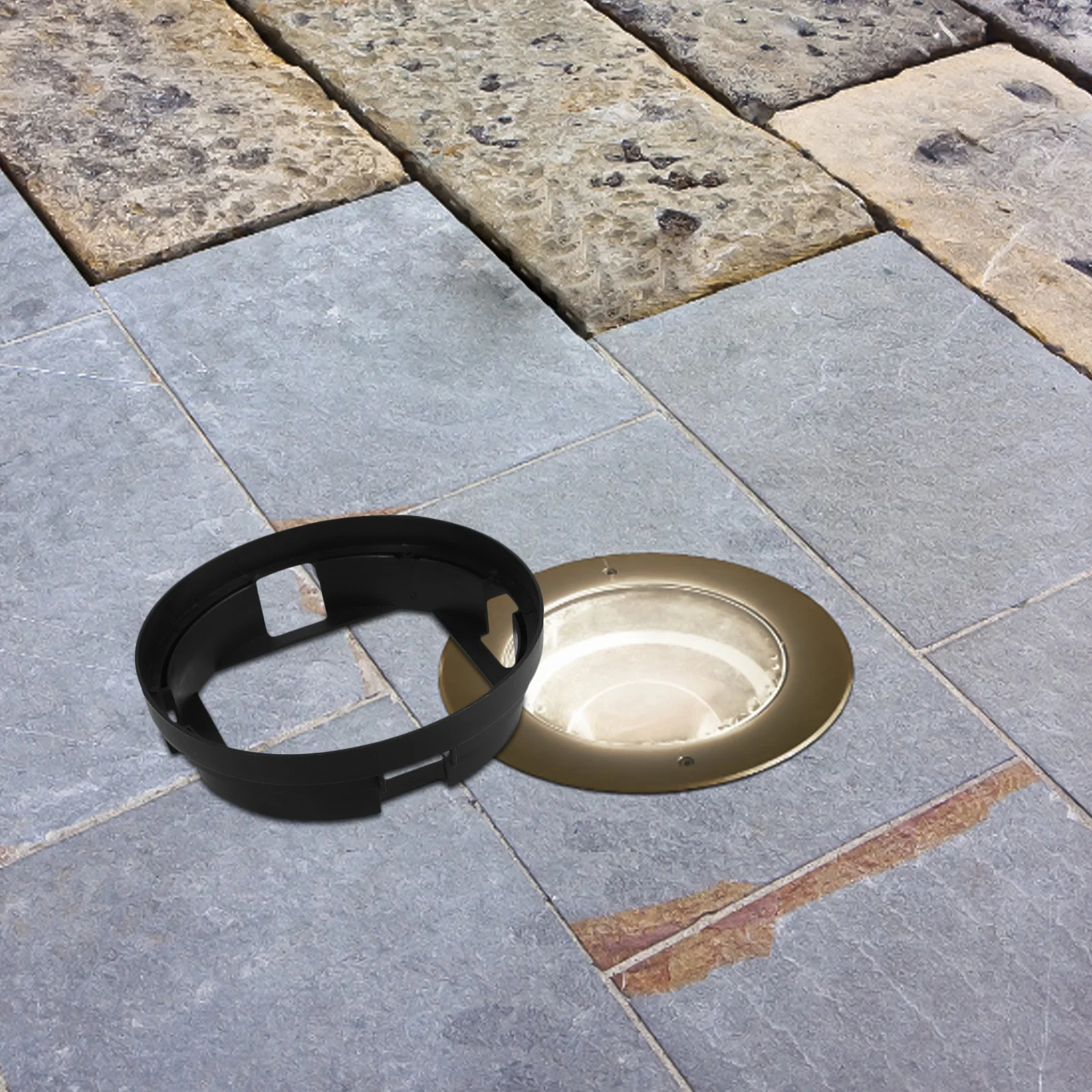 

Recessed Sign Light Base Box Waterproof Plastic Emergency Fixture Installation for Ground Wall Mounting Safe Guidance in Public