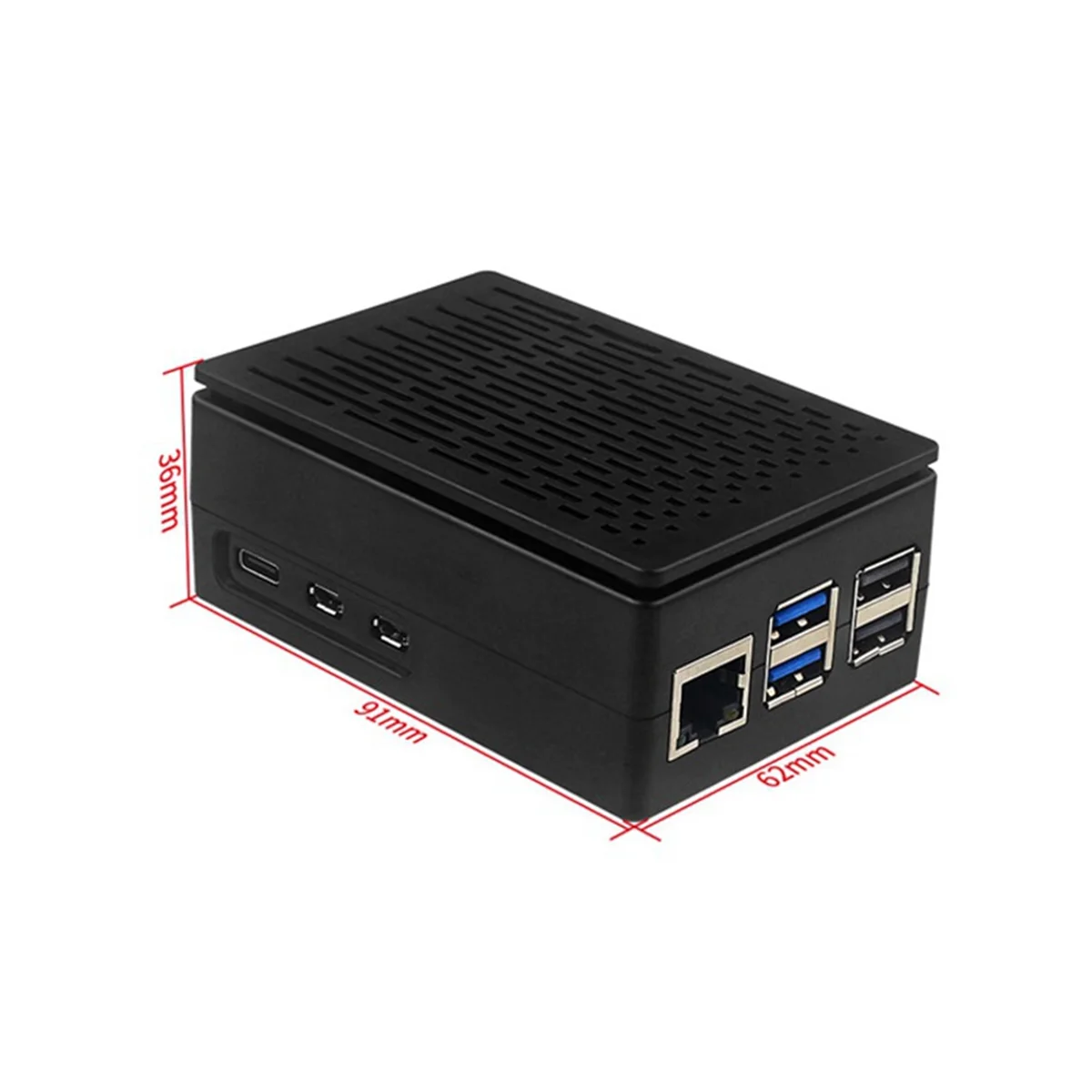 GFR5-Case لـ Raspberry Pi 5، لـ Raspberry Pi 5 ABS Case Heatsink Cooler