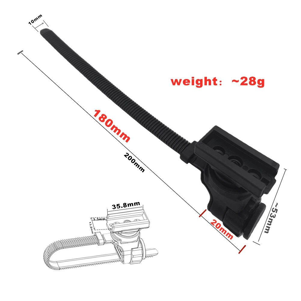 Uchwyt na reflektory rowerowe do R3-1000 R3 1000 Regulowany uchwyt na reflektor Akcesoria rowerowe Bogate