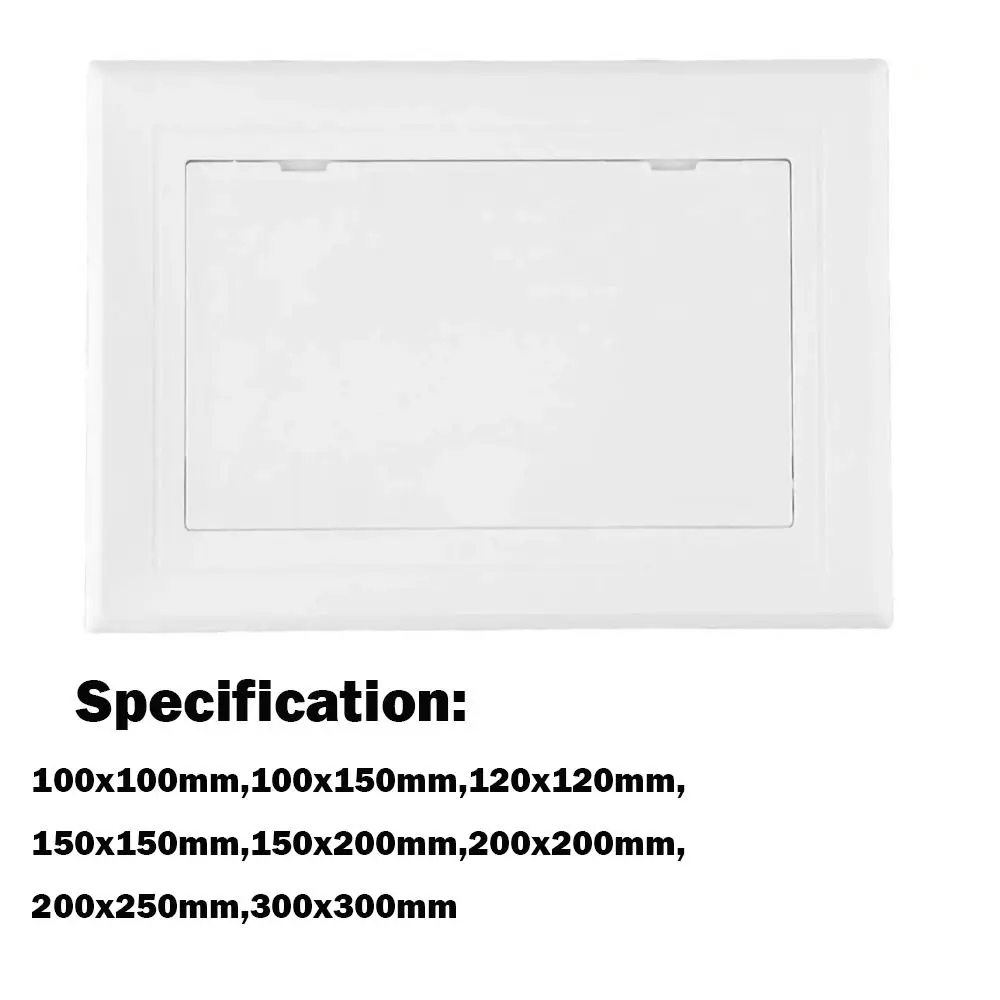Box Door Lock White Access Panel Door Plastic Removable Opening Flap Cover Plate Hinged Access Hatch Doors Wall Ceiling image 6