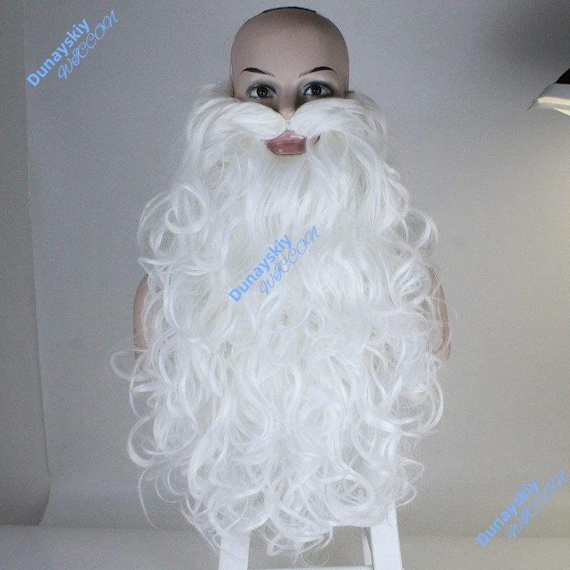 مجموعة أزياء سانتا كلوز الفاخرة ملابس تنكرية للشعر الأخضر لأداء عيد الميلاد #4