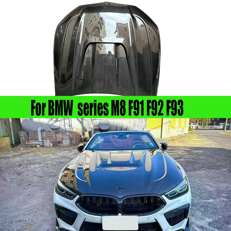 

For m8 F93 F91 F92 Carbon Fiber Hood Forged carbon Engine Cover Hood Car Headliner Hood Cover Car Accessories