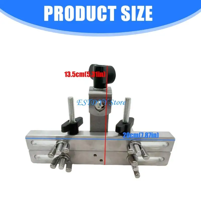 G6DE Snelle installatie Draagbare standaard Verstelbare klem Metalen frame Veilige trommelmontage