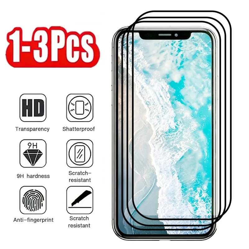 1-3PCS Tempered Glass Screen Protector For Samsung A36 A35 A34 A56 A55 A54 A53 A52 A37 A17 A16 A15 A14 A07 A04S S24 S23 FE Fi 02