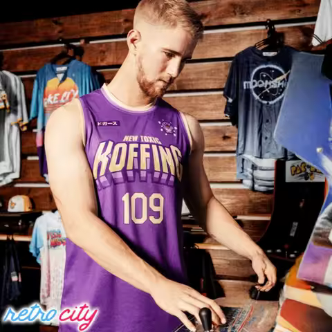 New Toxic Koffing Pokemon Basketball Jersey