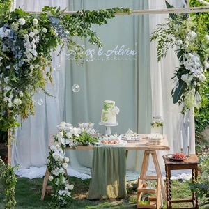 Rectangle Wedding Arch Birthday Party Metal Balloon Frame Backdrop Stand 5.9ft, 44