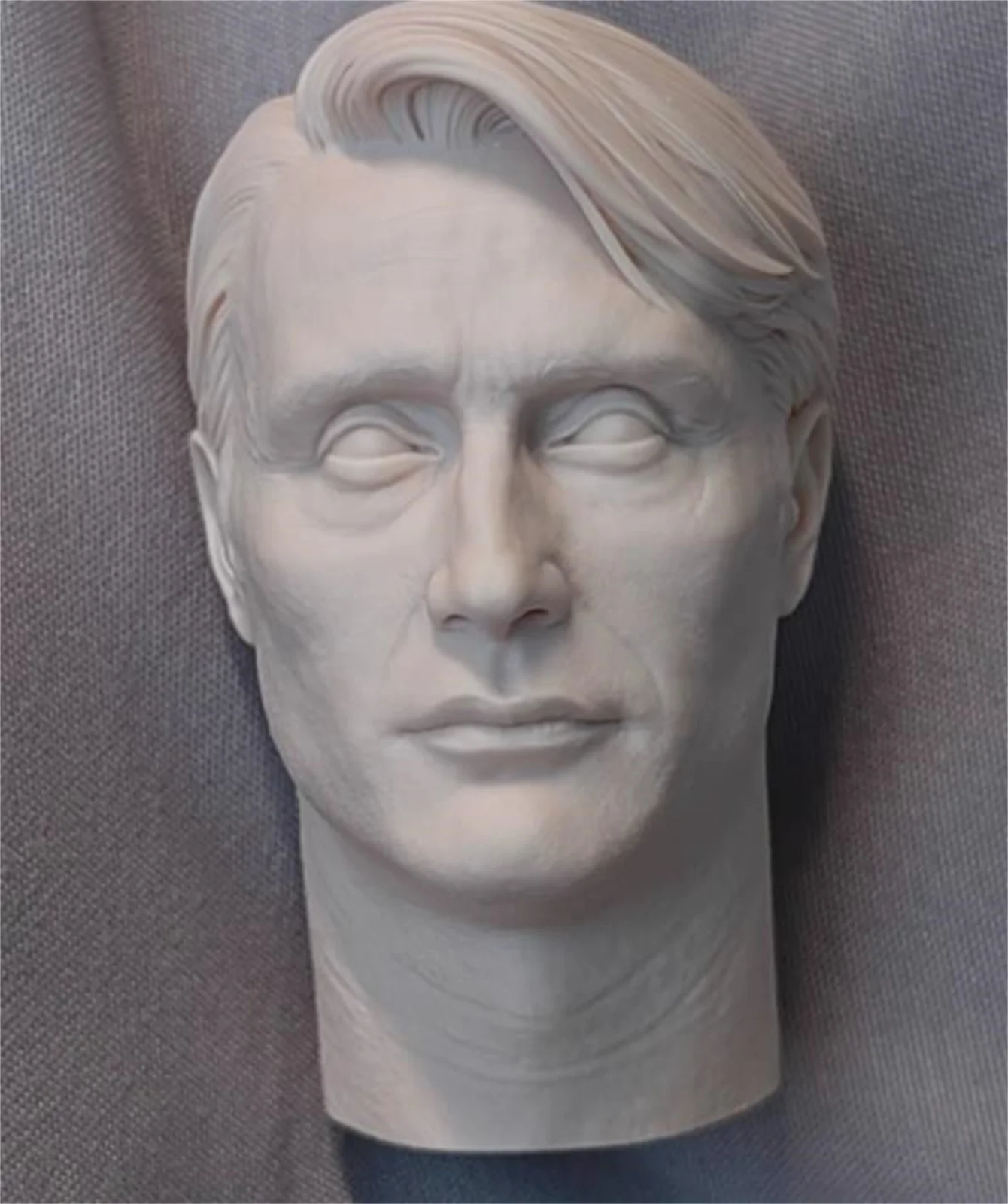 

Масштаб 1/6, Mads Mikkelsen, скульптура головы, резьба, модель 1:6, подходит для 12 дюймов, фигурка солдата с длинной шеей, игрушки