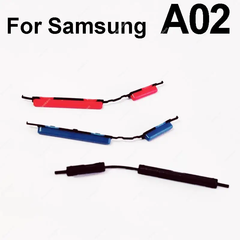 Volume Power Buttons For Samsung Galaxy A01 A015F A01 core A013G A02 A025F  A02s A025M A03s A037F Power Volume Side Keys Parts