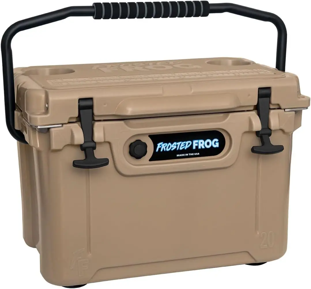 

20 Quart Heavy Duty Roto-Molded Cooler, Commercial Grade Insulation, Holds Ice for Days