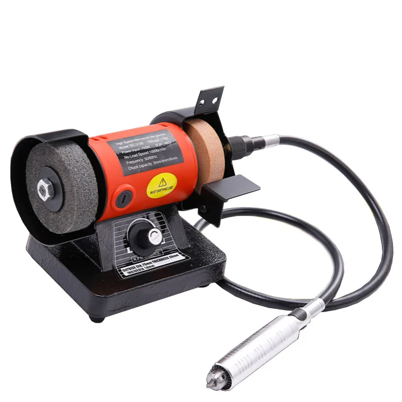 BG-3108 Multifunctional polishing motor jewelers portable buffing machine bench grinders with flexible shaft