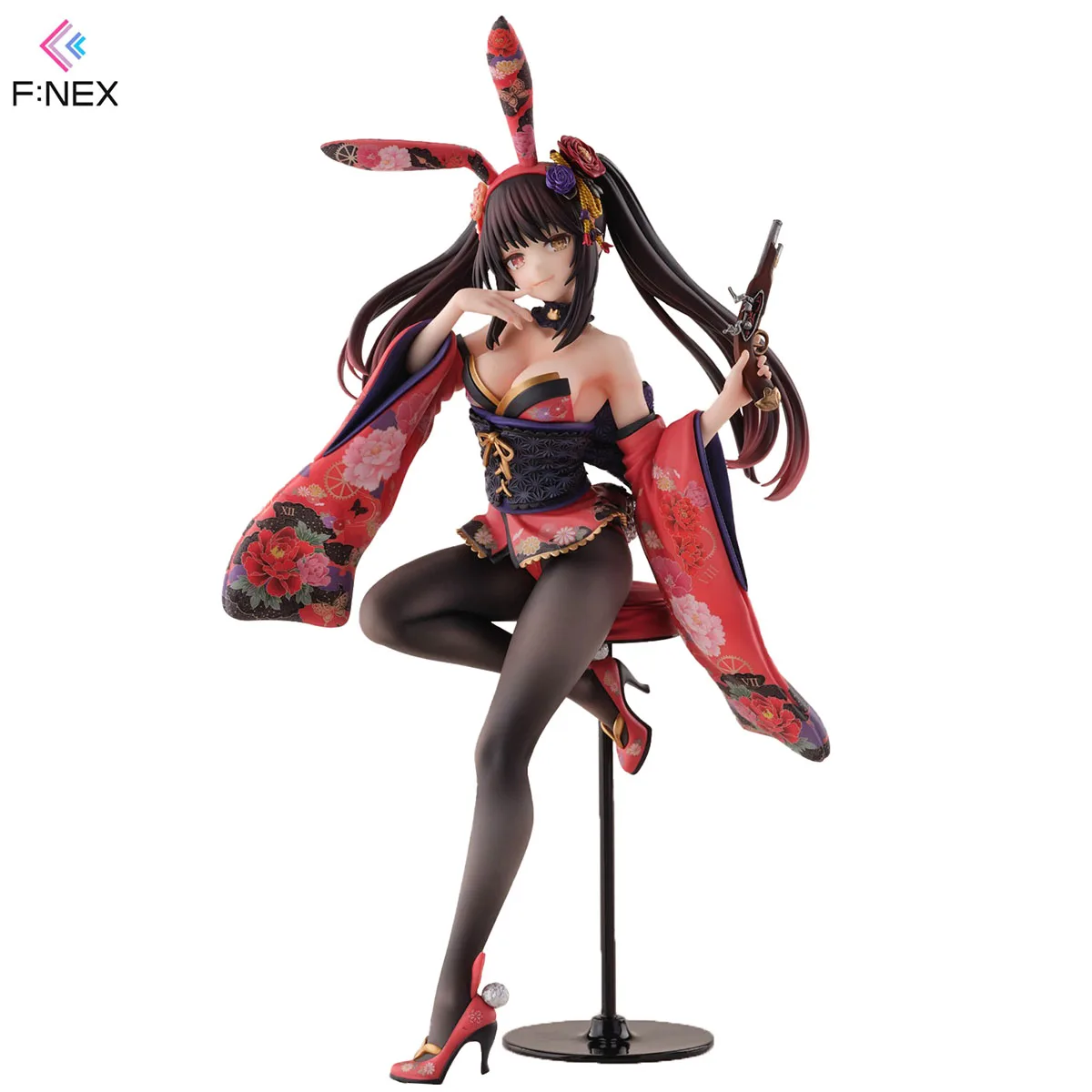 Original FuRyu F:Nex - 1/7 - Wa-Bunny Date A Live V - Tokisaki Kurumi Anime Figure Action Figure Model Decoration