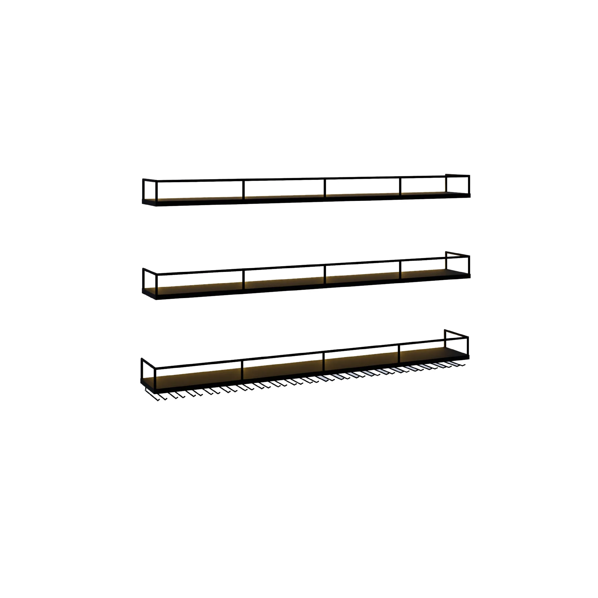 

Customized wine rack shelf wall hanging restaurant bar counter, wine display cabinet hanging wine cabinet