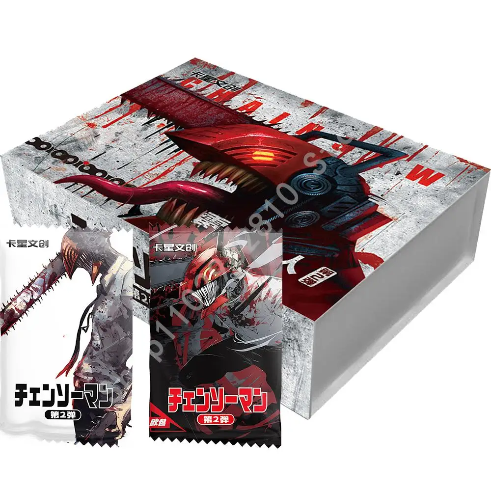 

Карточка с бензопилой для детей, карточка для бикини, карточка с популярными ретро-комиксами, ручная карточка, карточка из редкого ПВХ с парным креплением, аниме коллекционная карточка