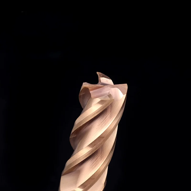 

YRFL HRC55 Твердосплавная концевая фреза 1, 2, 4, 5, 6, 8, 10, 12 мм, 4 фрезы, режущая железная фреза, обработка с ЧПУ, концевая фреза