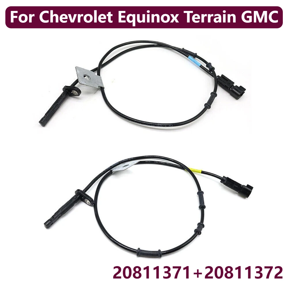 

2 шт. передний левый + правый датчик скорости колеса ABS для Chevrolet Equinox Terrain GMC 20811371, 20811372
