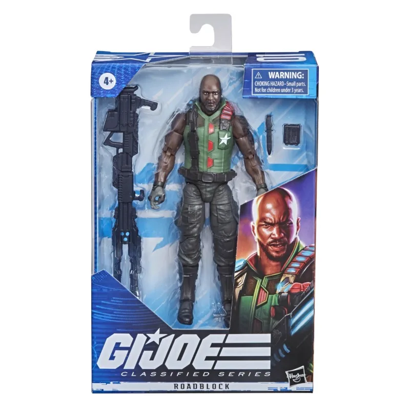 

Hasbro G.I.Joe Special Forces Top Secret Series Roadblock ROADBLOCK New Painted 6-inch Moving Doll Figures Model Toy Gift