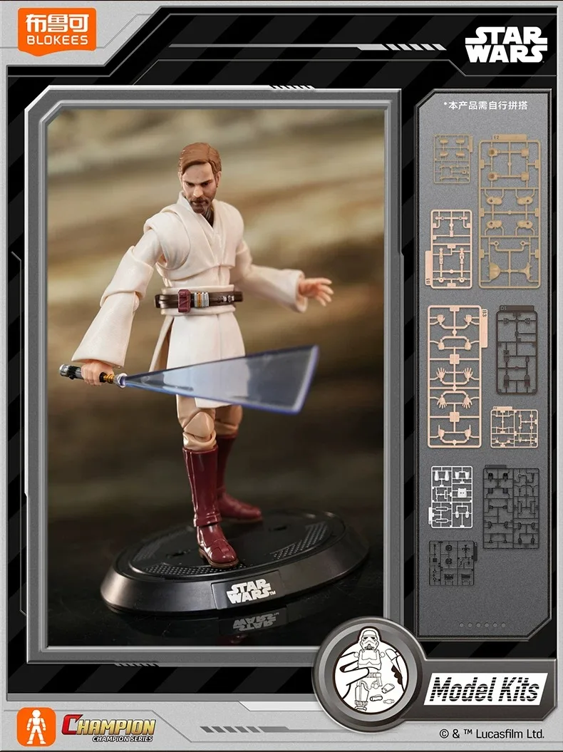BLOKEES Neue Star Wars Bausatz-Figuren Beyond Edition Klon-Kommandant Cody Obi Wan Kenobi Montagemodell Ornament Spielzeug Geschenk – Detail 29