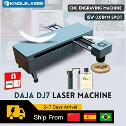 DAJA DJ7 Laser Engraver Machine Logo Maker Diy CNC Engraving Machine 5W Portable for Wood working Metal Logo Leather Bamboo