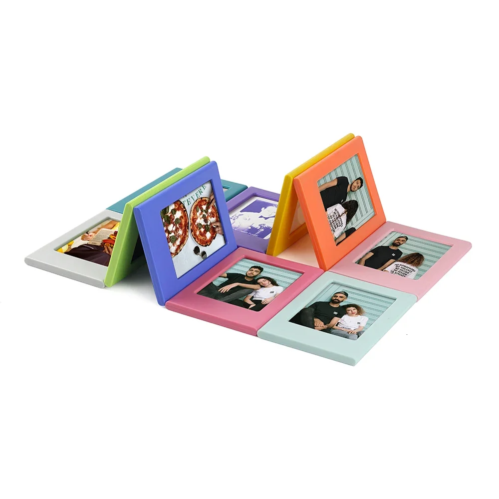 Vibrant Magnetic Photo Frame for Fujifilm Instax Mini 3 Inch Instant Photo Frame Compatible for Mini 12 11 7S 25 40 70 90 Evo view 4