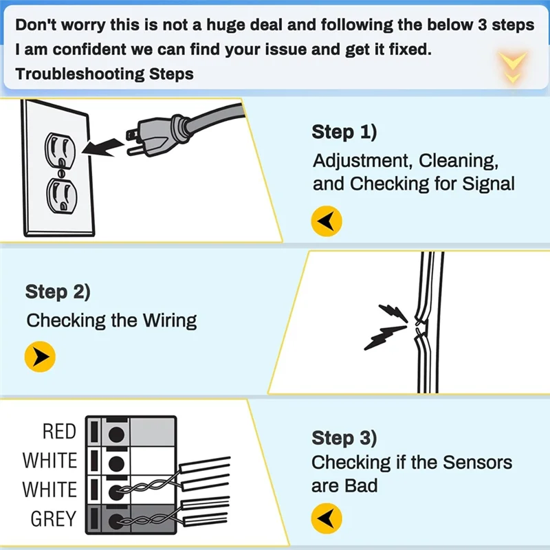 

Датчик безопасности F-T для 41A5034 Liftmaster Sears Chamberlain Craftsman, устройство открывания гаражных ворот с кронштейном