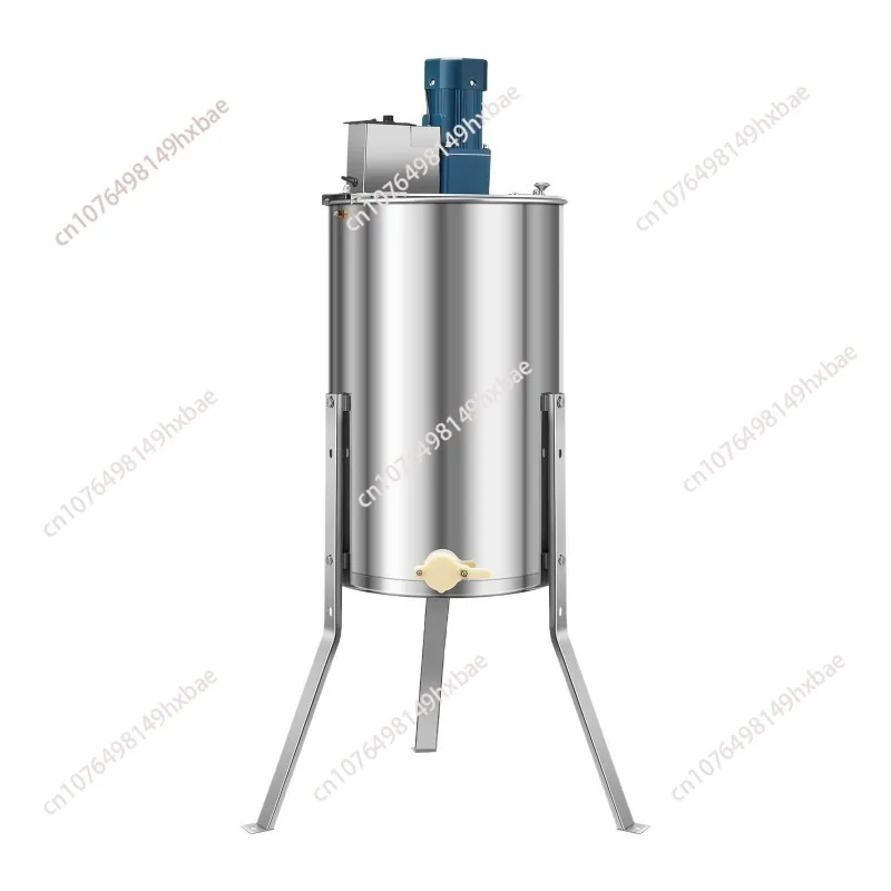 Electric three-frame stainless steel shaker honey extractor honey separator with flowing honey mouth beekeeping tool