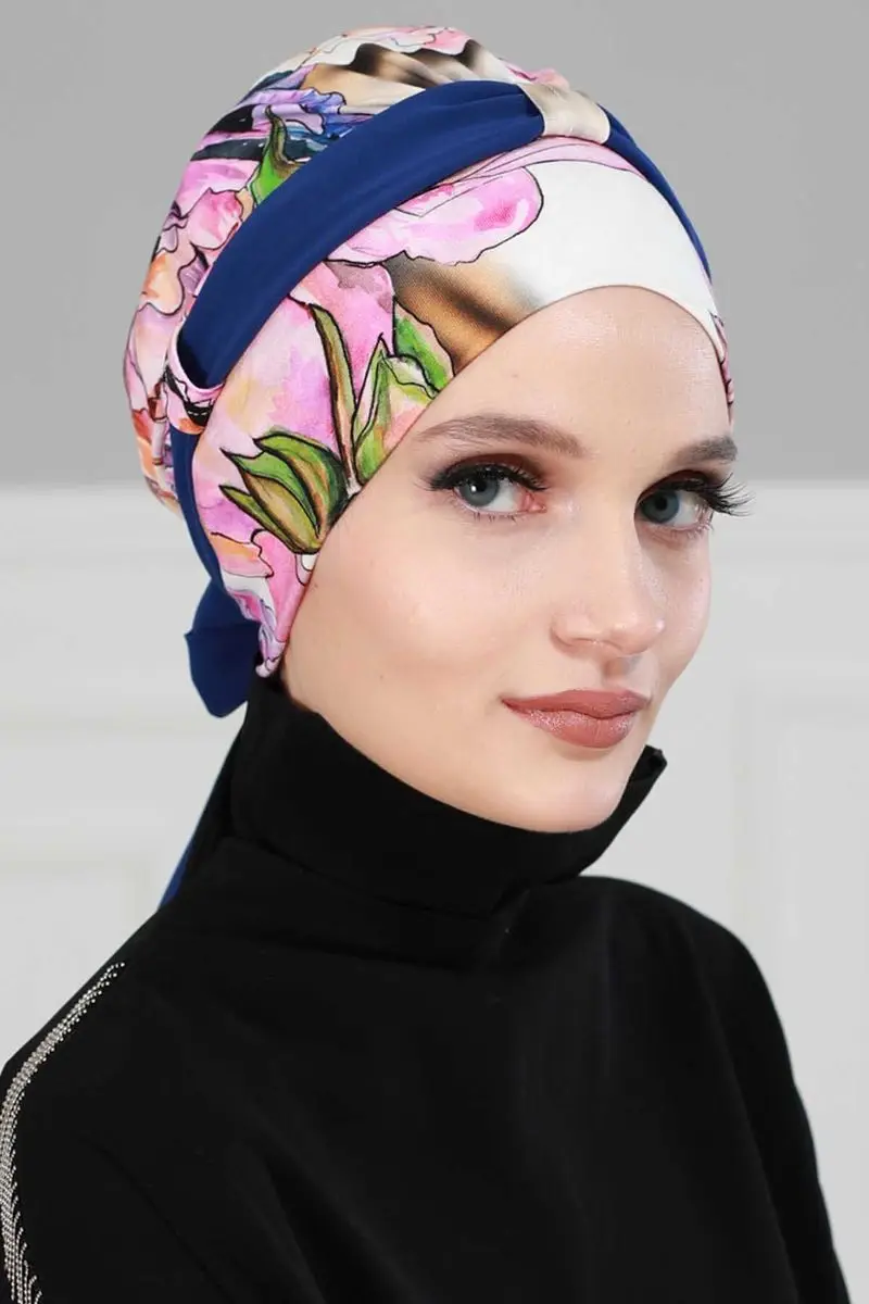 Chiffon Belted Gekamd Bone Natuur Patroon