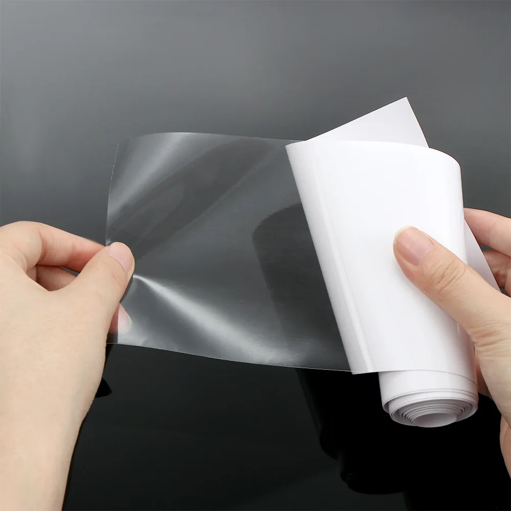10mm x 100mm car interior Rhinoceros skin door panel  transparent protective film  Car Body Bumper Hood Decals Sticker
