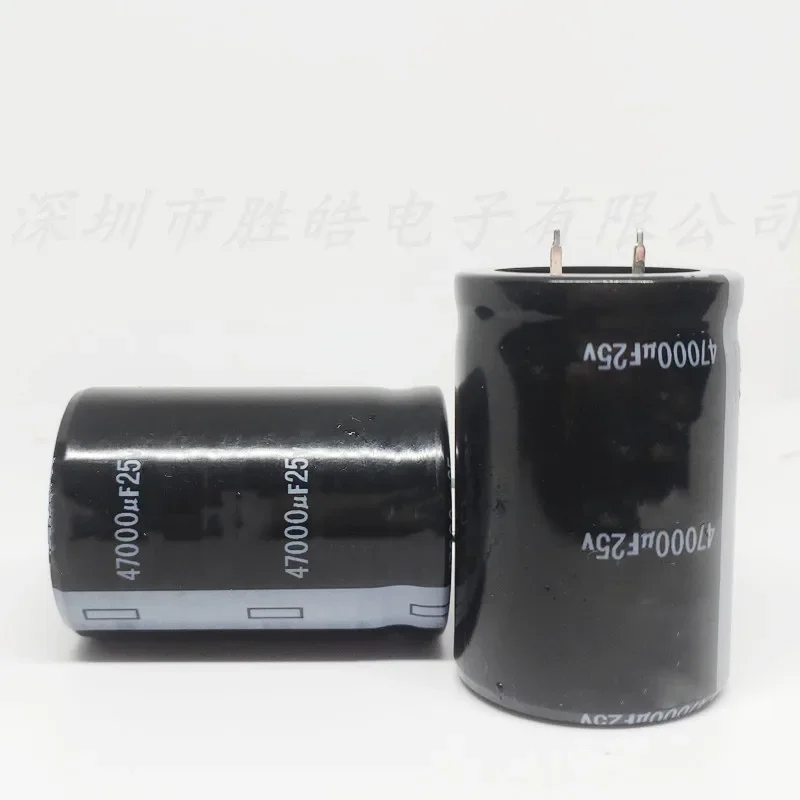 

（5PCS） 25V47000UF Aluminum Electrolytic Capacitors 35x50MM High Quality