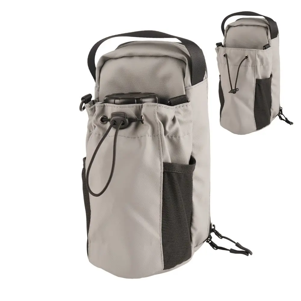 

Magnetic Water Bottle Sling Bag Pull Cord Multi-layer Gym Bottle Bag Large Capacity Portable Crossbody Sports Bag Gym