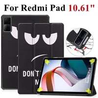 Tablet For Xiaomi Redmi Pad 10.6 Case 2022 Case Folding PU Leather Smart Cover for Redmi Pad Case 10.61 inch With Auto Wake UP