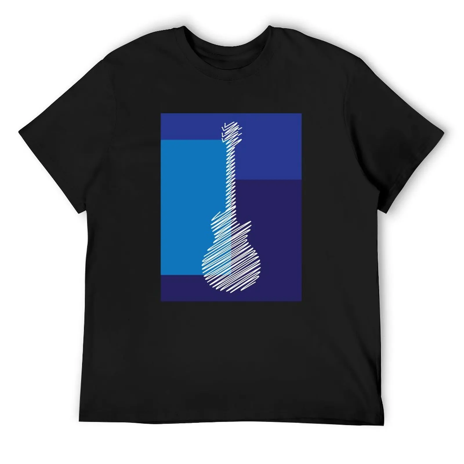 

Guitar Art 7 - Electric Guitar Art For Rock Guitar Lover T-Shirt oversizeds clothes men workout shirt