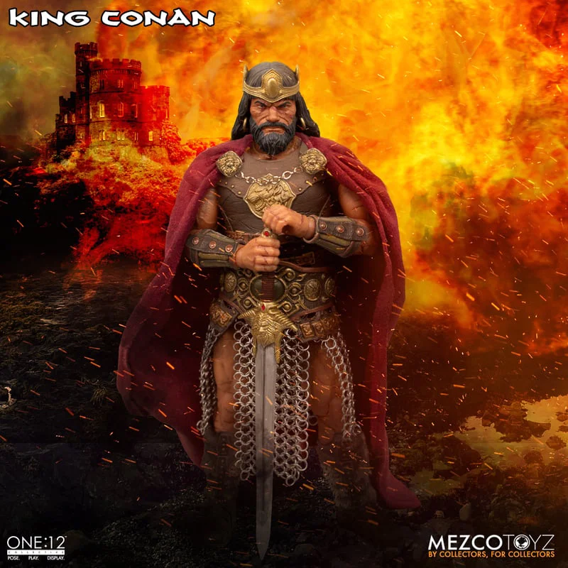 100% oryginalny Mezco TOYZ 1/12 KING CONAN w magazynie Anime kolekcja figurek zabawki modele