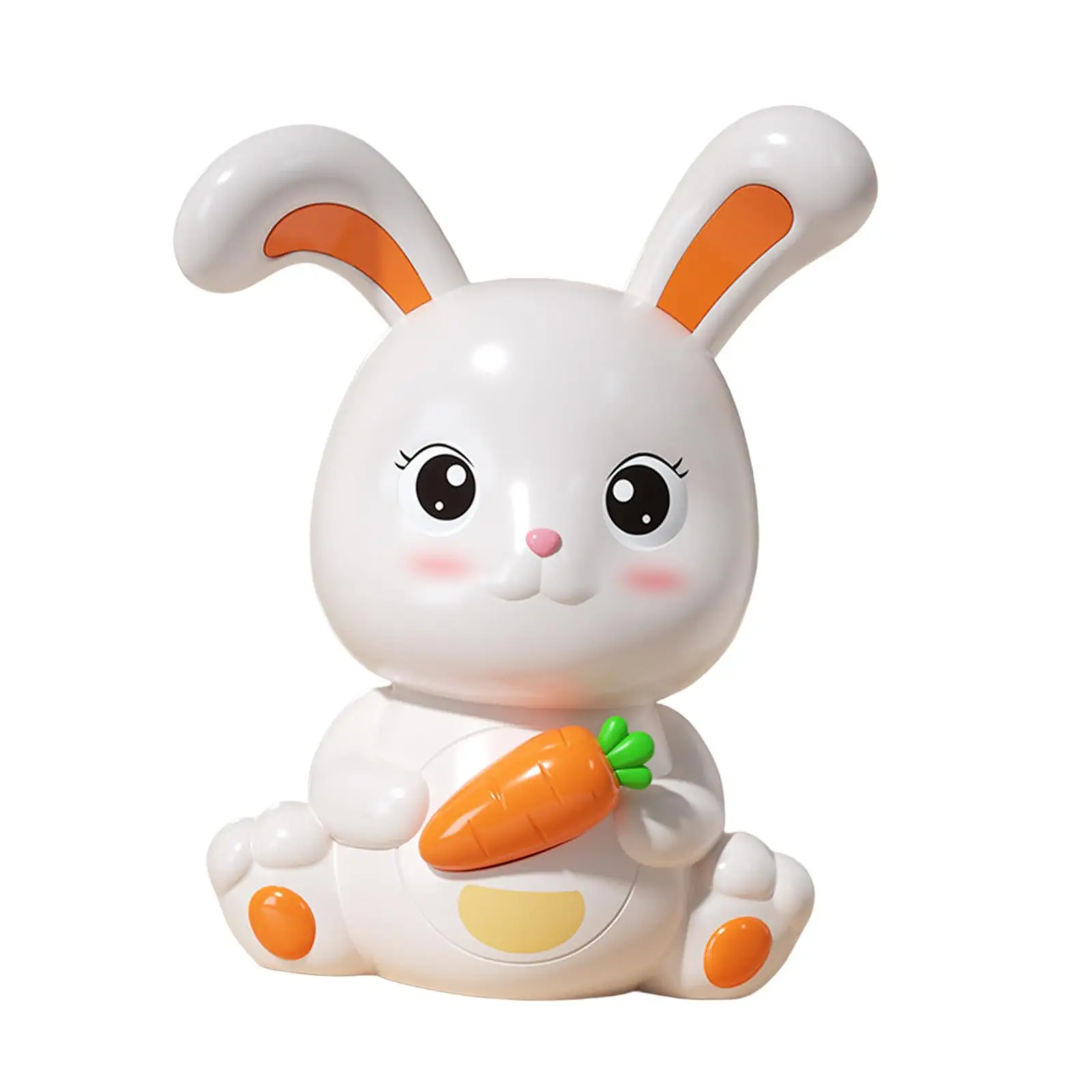 Bunny Piggy Bank Figurine Money Saving Box Animal Statue Crafts Saving Box for Shelf Home Desktop Bedroom Birthday Gifts