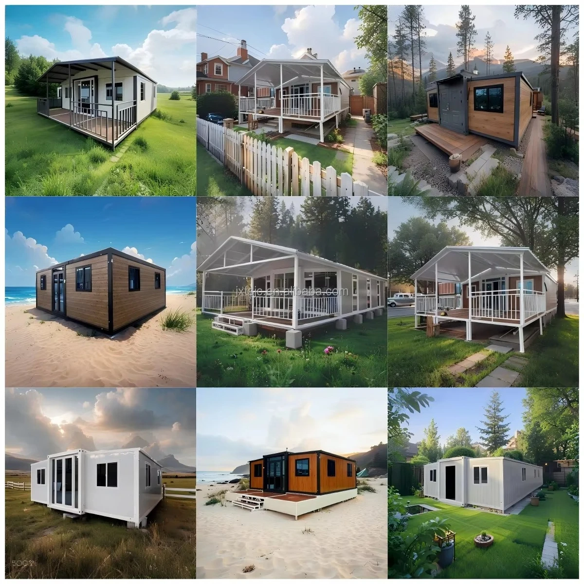 20 Fuß/30 Fuß/40 Fuß erweiterbares Containerhaus, abnehmbares mobiles Klapphaus, modulares vorgefertigtes Containerhaus