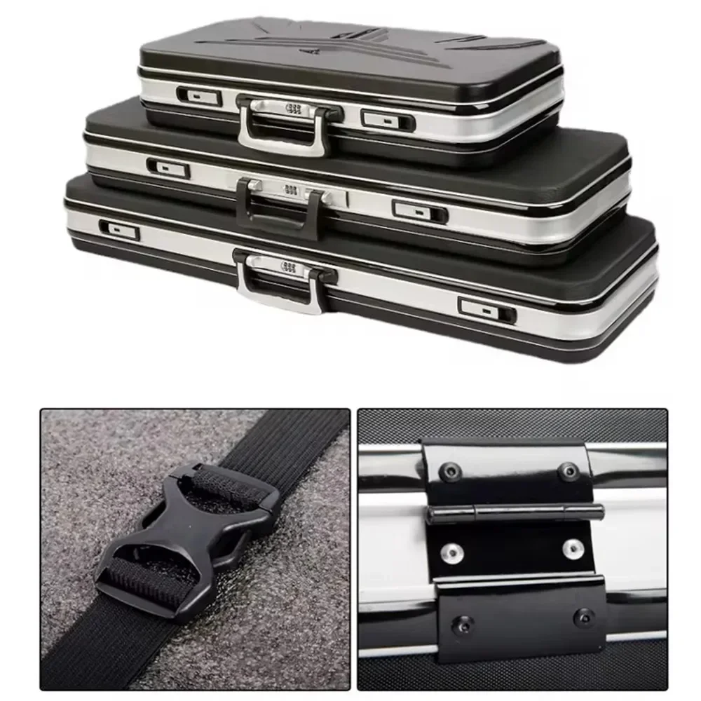 90cm Thickened Code Tool Case for Instrument Box Golf Bows Sniper Rifles with Pre Cut Foam Waterproof Wear-resistant Shockproof