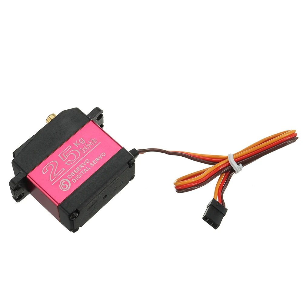 DSSERVO-Impermeável Servo Digital para RC Avião Robot Car, alto Torque, 180 Graus Metal Gear, DS3225, 25kg